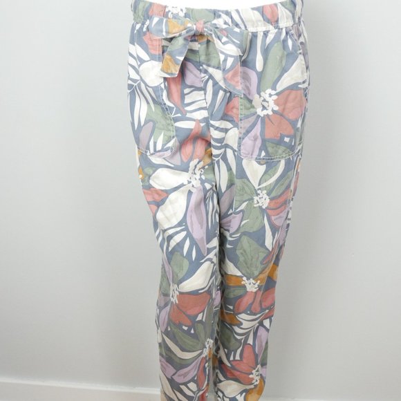Nicole Miller Topical Patterned Jogger Dress Pants Lyocell Medium - Picture 9 of 11